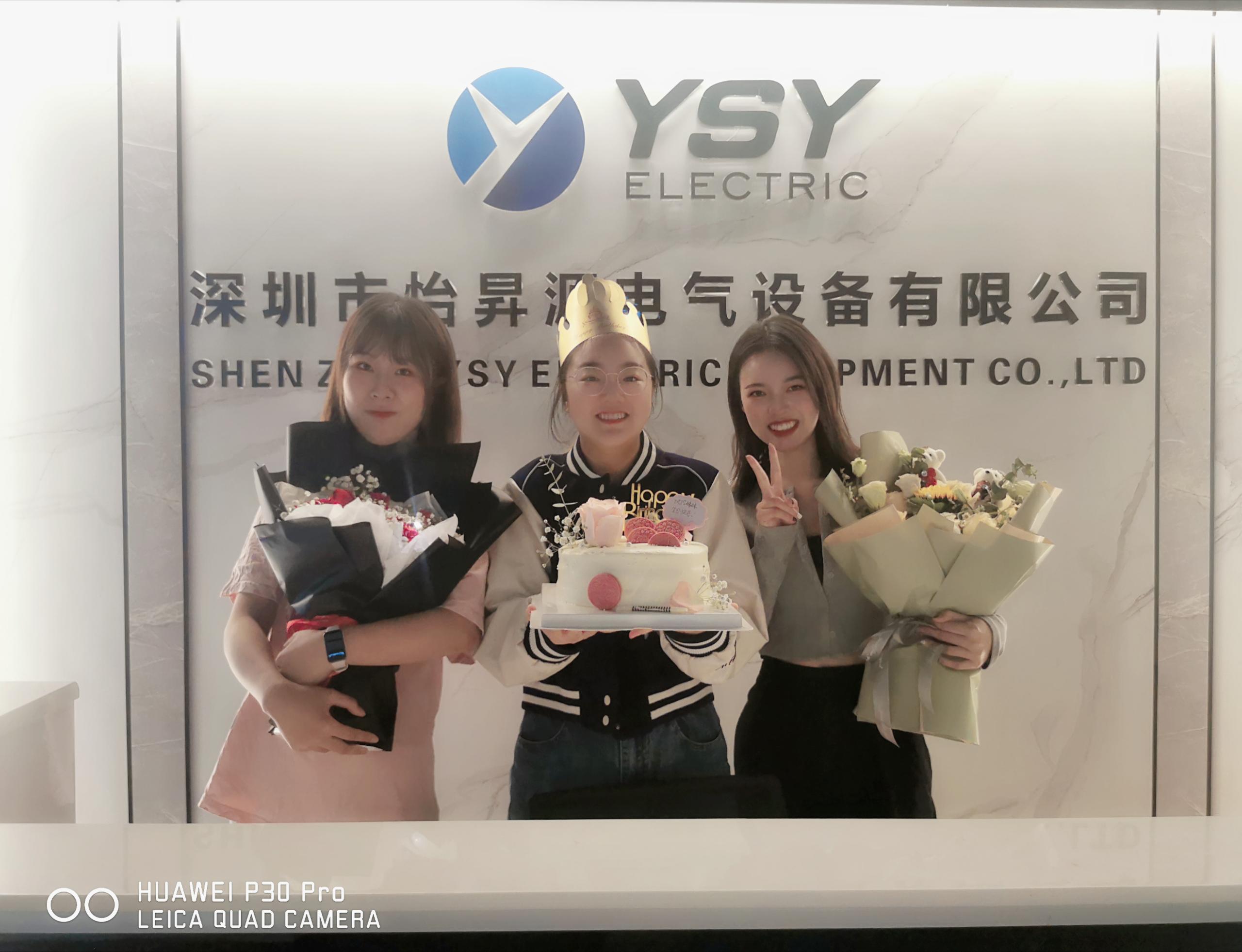 Happy birthday to 2 sales of YSY Electric!